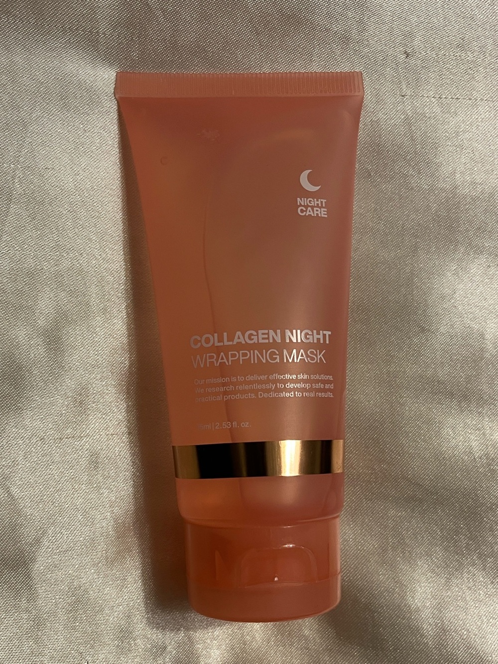 Collagen Night Wrapping Mask - Peach/Coral Tube